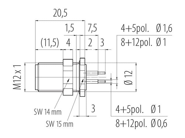 09 - 3481 - 550 - 08 - Circular Connectors -