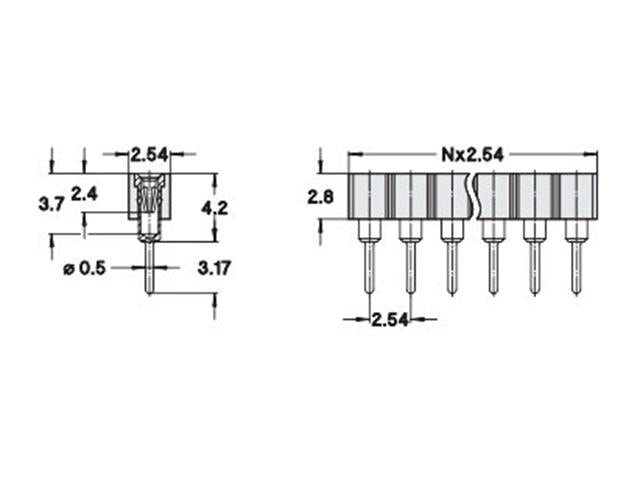 310 - 87 - 132 - 41 - 001 - PCB Connectors - No