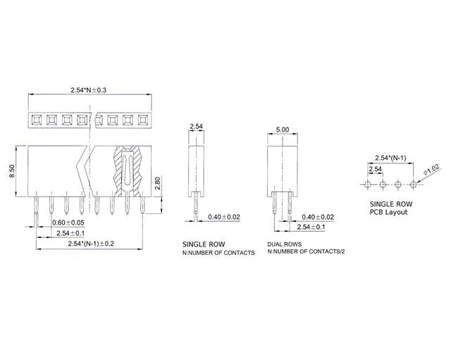 725640 - PCB Connectors -