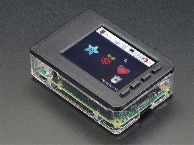 ADF RASP PI B+ ENC FOR 2.8IN LCD - Internet of things (IoT) Enclosures -