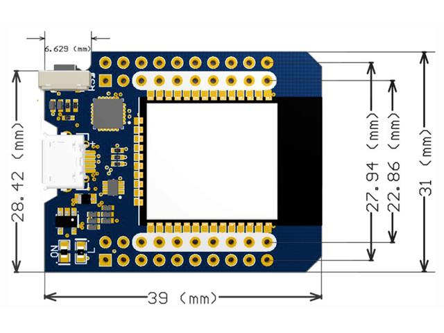 BMT D1 MINI ESP 32 DEV BOARD - ESP8266 & ESP32 Modules - HKD D1 MINI ESP 32 DEV BOARD