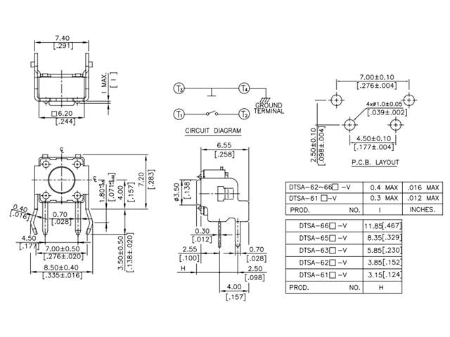 DTSA63R - Switches -