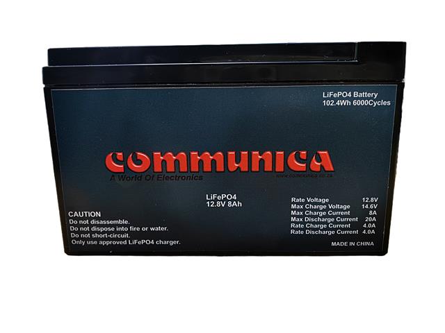 BATT 12,8V8 COM