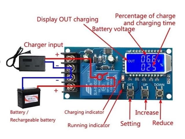 HKD BATTRY CHARGE CONT 30A 6-60V - Power, Battery & Solar -