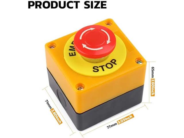 HKD EMERGENCY SWITC IN ENC NO/NC - Switches -