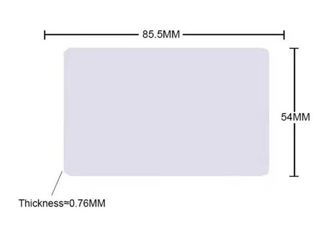 HKD RFID CARD 13,56MHZ (5/PKT) - Sensors -