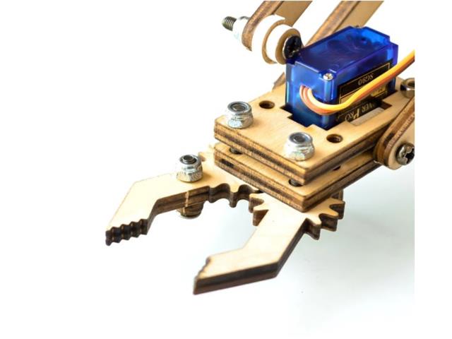 HKD ROBOT GRIPPER ARM + 4 SERVOS - Robot Arm -
