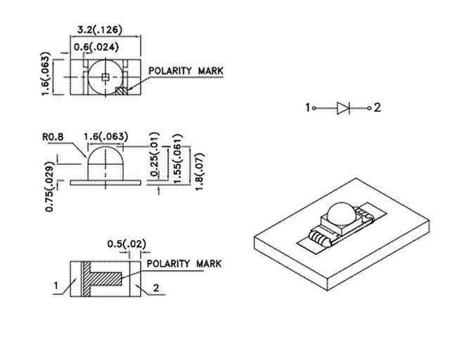 KPTD-3216QBC-G - LED Lamps -