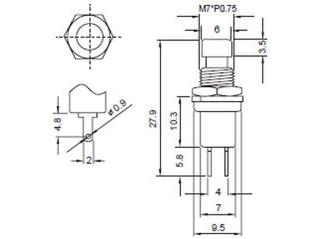 R18-29A3 WHITE - Switches -