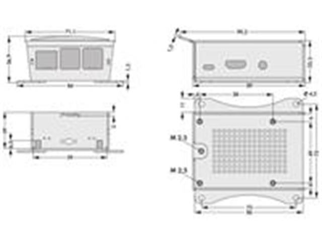 RSP 1 KL YELLOW TOP - Internet of things (IoT) Enclosures -