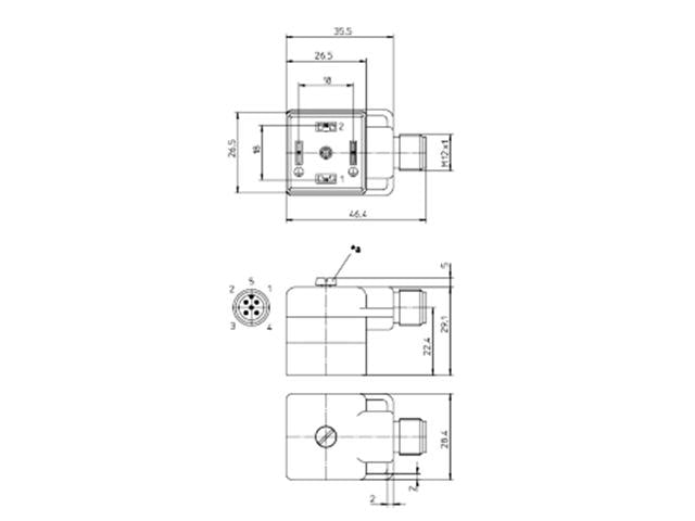 VAD 1A-1-3-M12-5 - Circular Connectors -