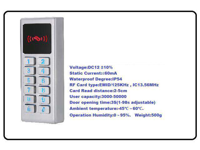 XY-ACCESS KEYPAD CSD2 - Access Automation -
