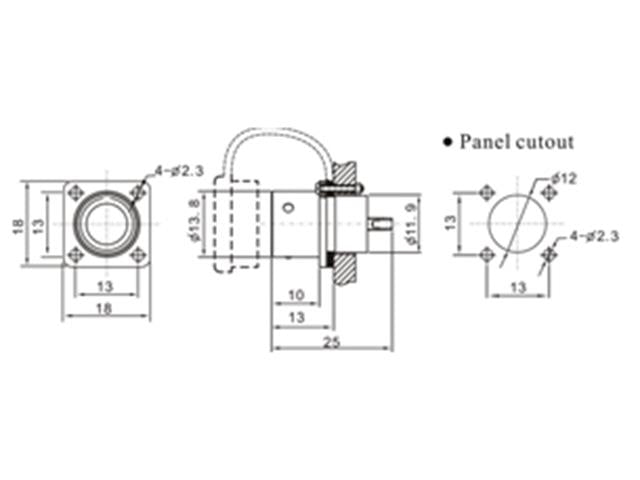 XY - CCM213 - 3S - Circular Connectors -