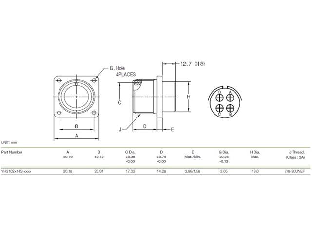 XY3102A-14S-2P - MIL-Spec / MIL-Type -