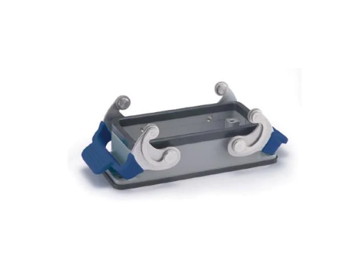 Bulkhead Housing Metal w/2 Locking Levers Top Entry For "16B" Ser. IP65