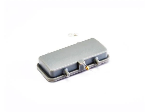 H16B-CV-4B/2 - Protection Cover Plastic w/4 Pegs For "16B" Housings w/Small Loop IP65
