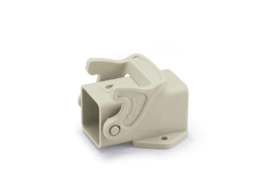 H3A.P-BK-1L-SE - Flange Housing Plastic Grey w/1 Locking Lever Side Entry For "3A" Ser. IP65