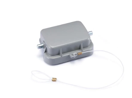 H6B-MCV-2B/2 - Protection Cover Metal w/2 Pegs For "6B" Housings w/ Small Loop