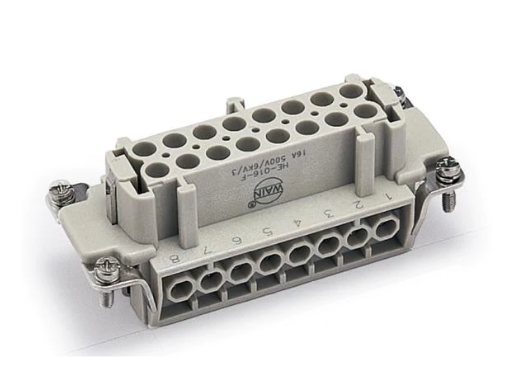 HE-016-F - Heavy Duty Power Connectors HAN E 16P F SCREW SCREW TERMINATION