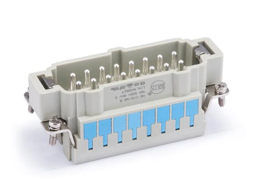 HE-016-MS B - Heavy Duty Power Connectors HAN ES 16B MALE CAGE-CLAMP TERM