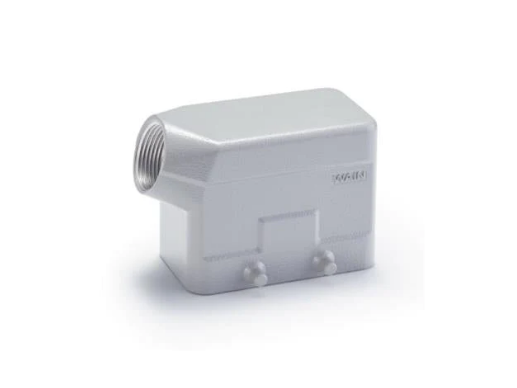 W10B-SE-4B-M25 - Hood Side Entry Metal w/4 Pegs For "10B" Ser. M25 IP67