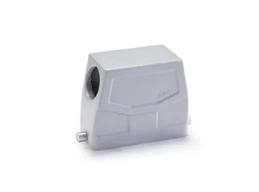 W16B-SEH-2B-M32 - Hood Side Entry Hi Metal w/2 Pegs For "16B" Ser. M25 IP67