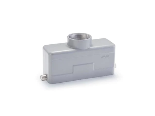 Hood Top Entry Metal w/2 Pegs For "24B" Ser. M25 IP67 - W24B-TE-2B-M25