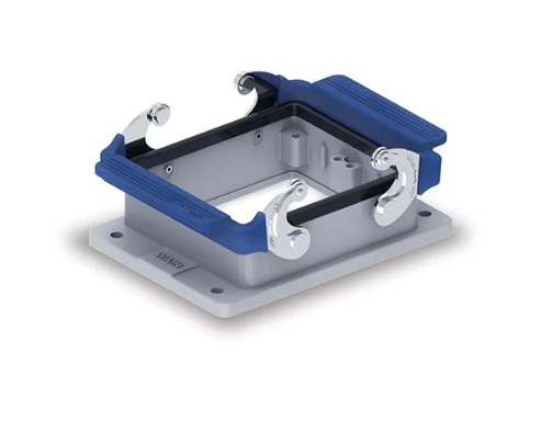 Bulkhead Housing Metal w/2 Locking Levers Top Entry For "32B" Ser. IP67 - W32B-BK-2L/SC