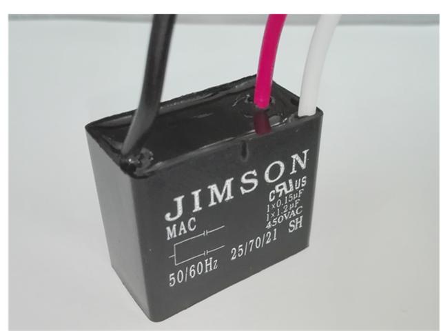 0,15UF+1,2UF 450VAC - Capacitors -