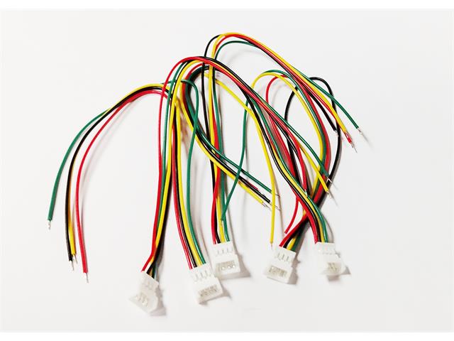 HKD MICRO JST 1.25MM 4PMALE 5/PK