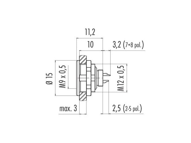 09 - 0412 - 00 - 04 - Circular Connectors - 2050000422478