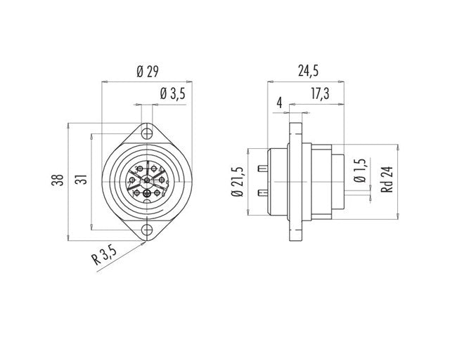 09 - 4227 - 00 - 07 - Circular Connectors - 2050000875632