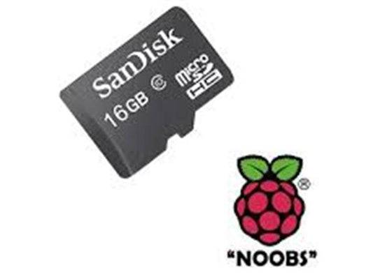MICRO SD CARD 16GB NOOBS LOADED