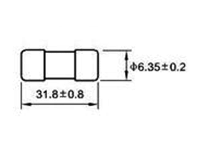 1,25A CER 6X32 F/B - Fuses - 