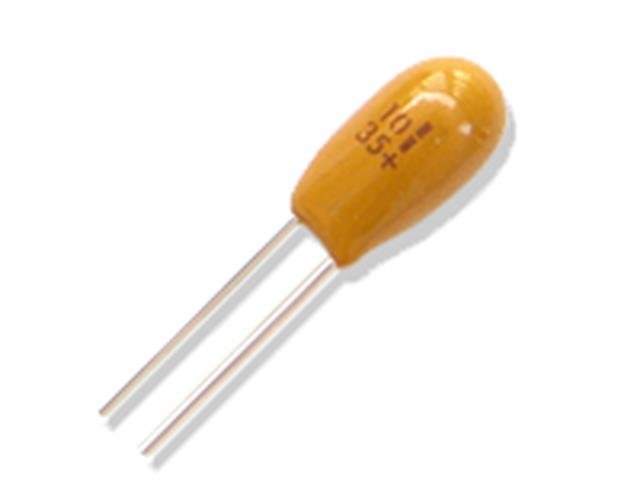 15UF 35VT 2,5MM - Capacitors -