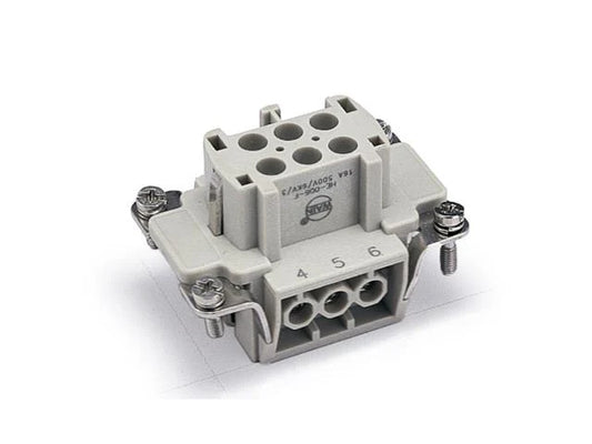 HE-006-F Series 6E 6P+E Size 6B Insert