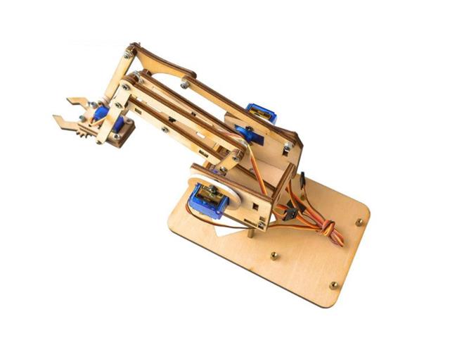 HKD ROBOT GRIPPER ARM + 4 SERVOS - Robot Arm -