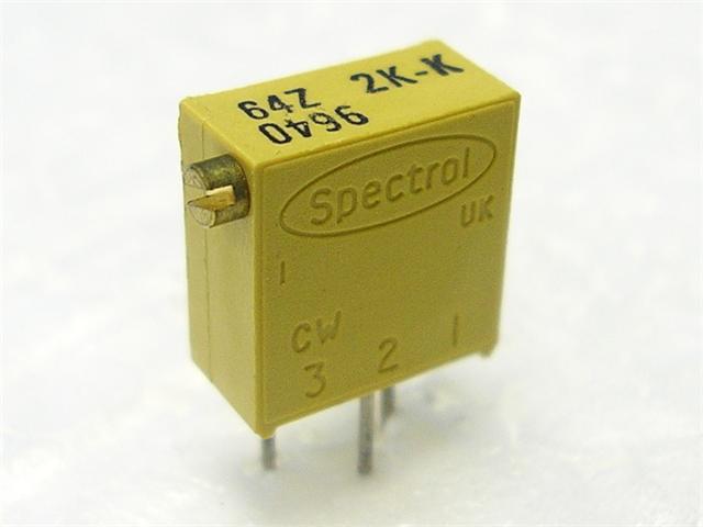3296Z - 2K (64Z - 2K) - Potentiometers, Trimmers & Rheostats - 