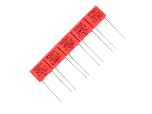 330NF 63V MKS4 7,5MM - Capacitors - 