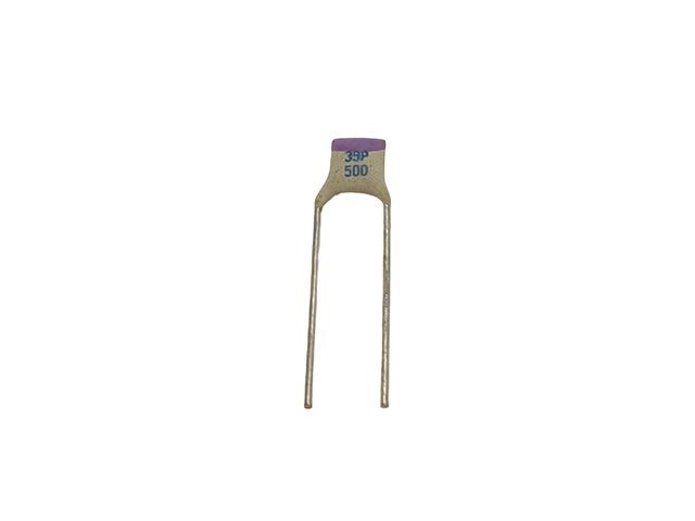 39PF 500V 5MM - Capacitors - 