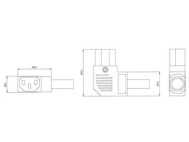 4100-90DEG - Power Connectors -