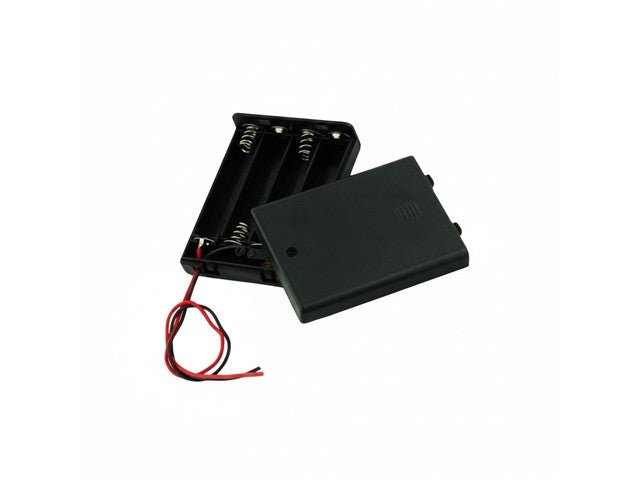 4XAA BATTERY HOLDER WITH SWITCH - Battery Accessories - 