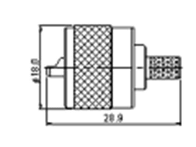 54S101 - 015A1 - R F Coaxial Connectors - 