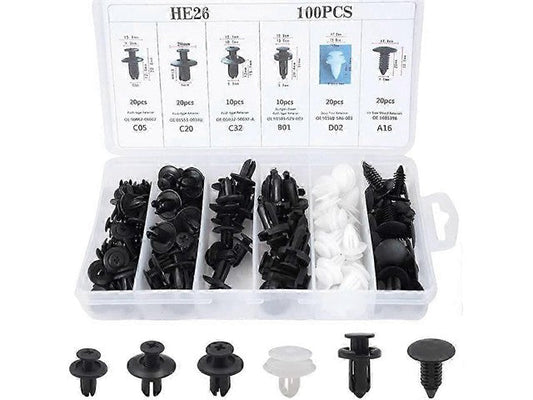 HKD 100PC CAR PANEL FIX KIT