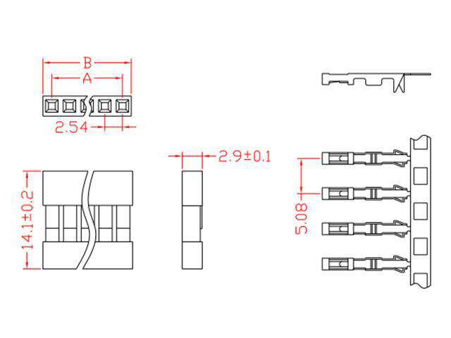 704080 - PCB Connectors -