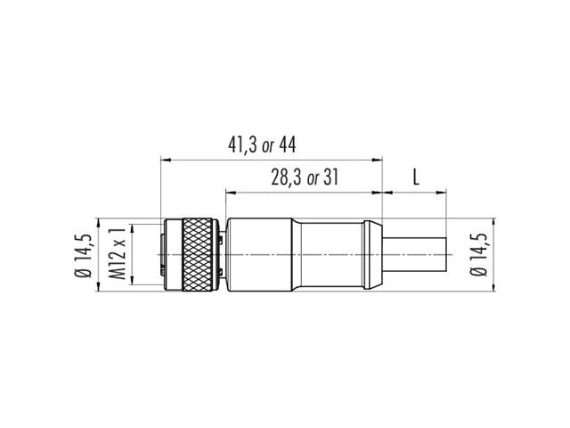 77-3530-0000-50705-0500 - Actuator/Sensor Cable -