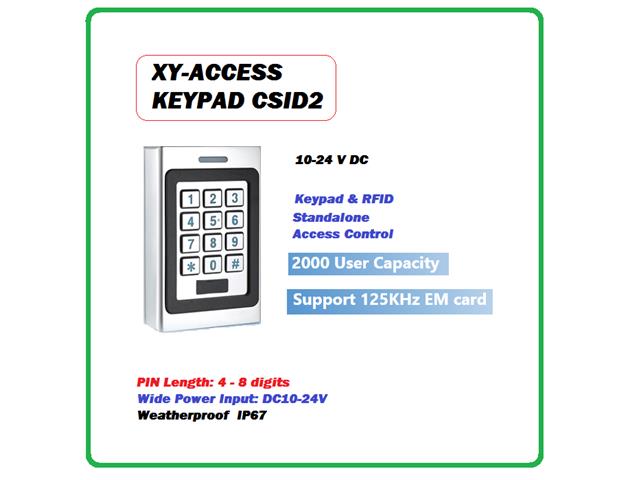 XY-ACCESS KEYPAD CSID2
