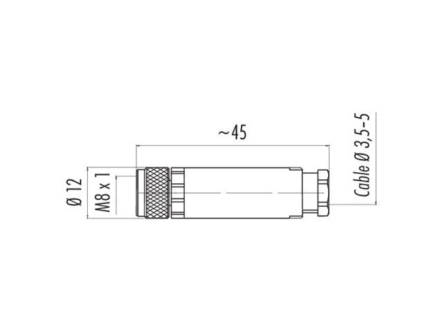 99 - 3400 - 100 - 03 - Circular Connectors - 