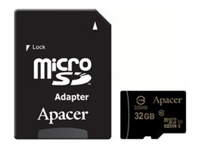MICRO SD CARD 32GB+ADPT-APACER