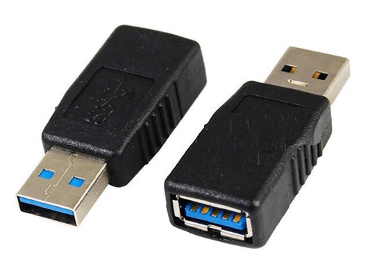 ADAPTOR USB3.0 M/F ST - Computer Connectors - 